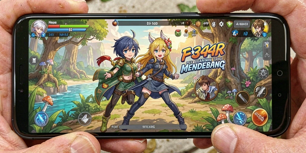 Tampilan gameplay menakjubkan dari 34R dalam dunia Anime.