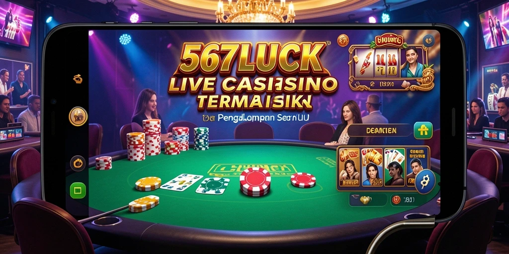 Tampilan gameplay Live Casino yang menarik dan interaktif di 567LUCK.