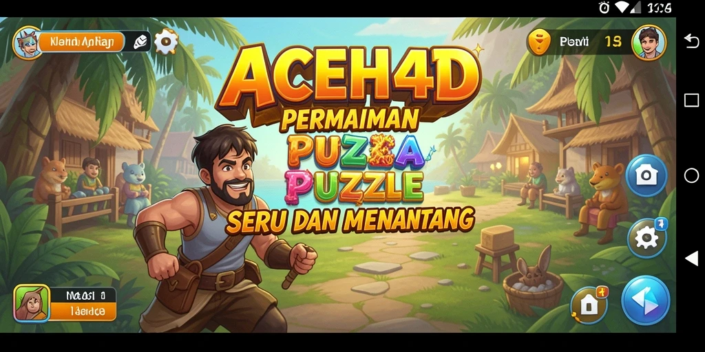 Screenshot gameplay ACEH4D yang menarik dan menantang.