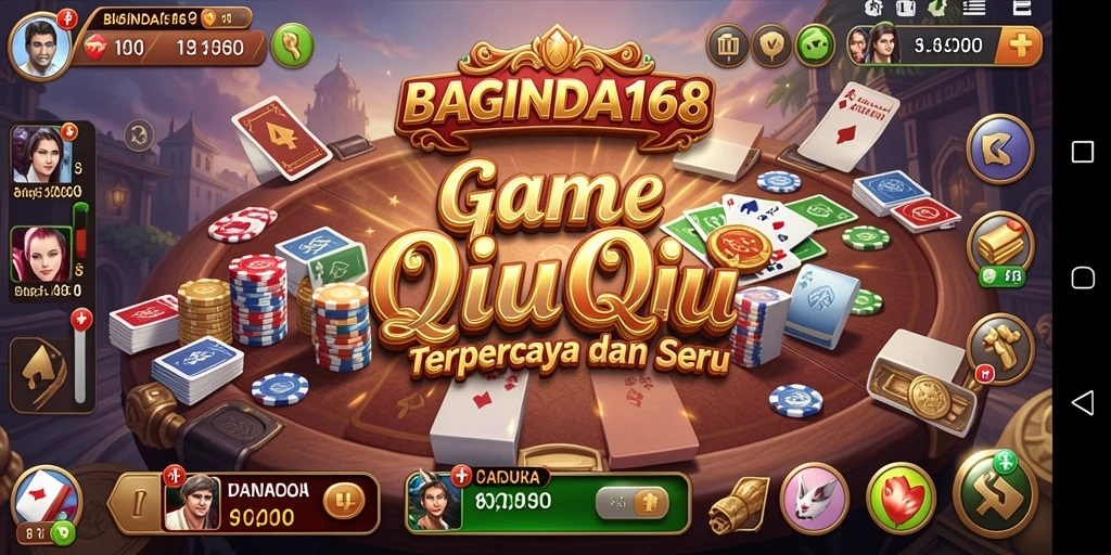 Tampilan gameplay seru dari BAGINDA168 di QiuQiu.