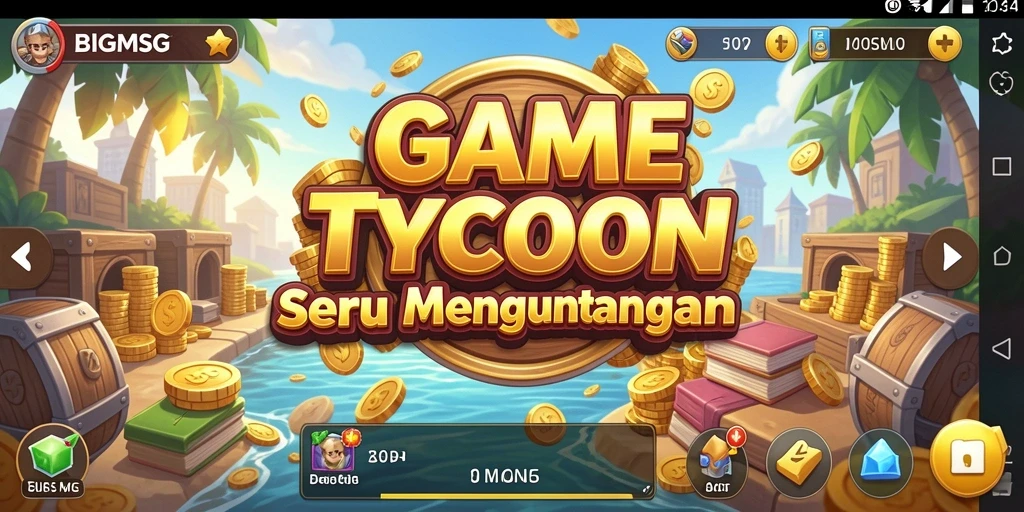 Tampilan menarik dari gameplay BIGMSG yang menantang.