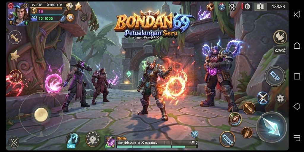 Tampilan menarik dari gameplay BONDAN69 di dalam dunia ARPG.