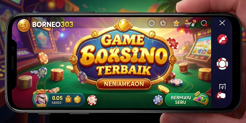 Tampilan gameplay menarik dari BORNEO303 dengan suasana kasino yang nyata.