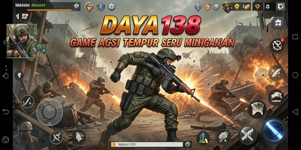 Screenshot gameplay DAYA138 menampilkan aksi tempur yang intens dan grafis menakjubkan.