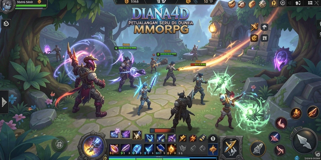 Tampilan gameplay seru di dunia fantasi DIANA4D.