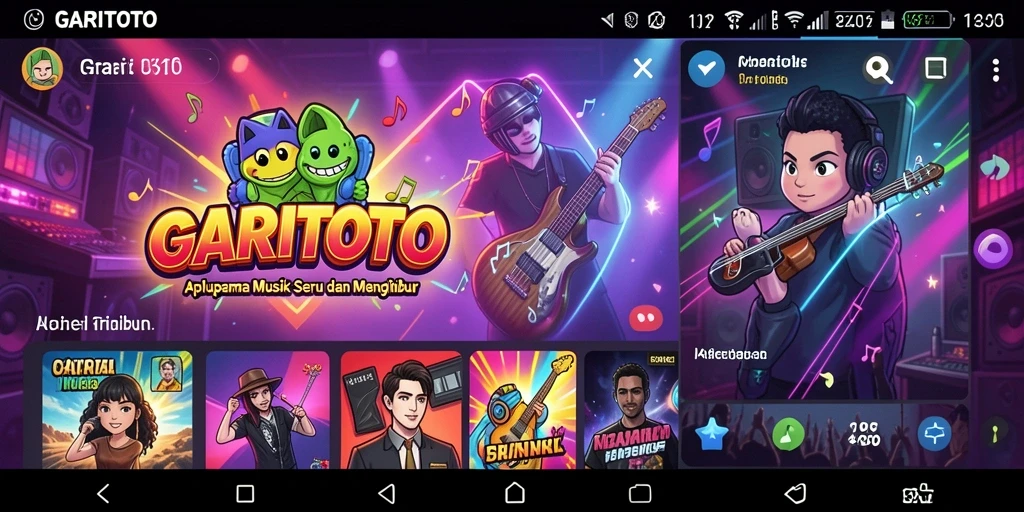 Tampilan gameplay GARITOTO yang seru dan menarik.