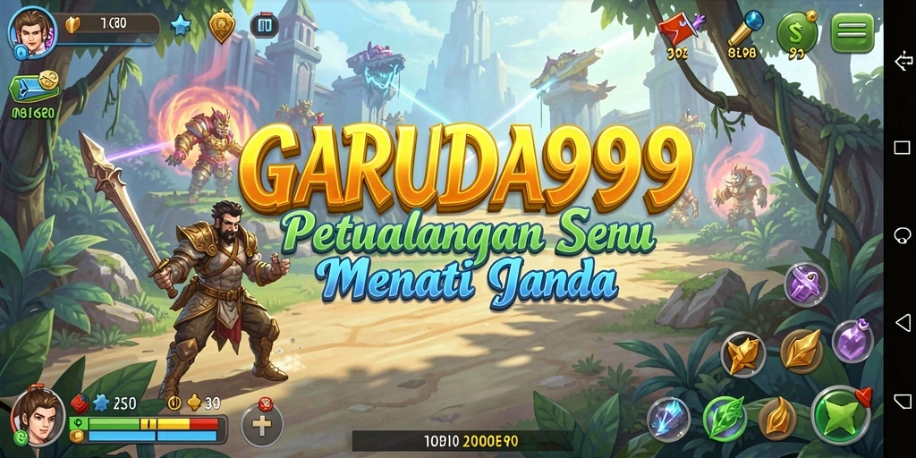 Screenshot gameplay GARUDA999 yang menggambarkan aksi petualangan seru.