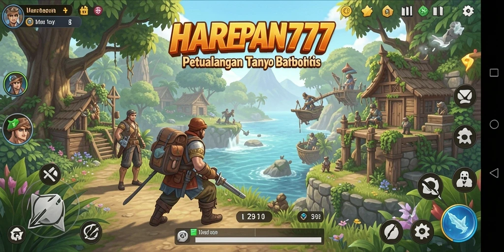 Tampilan luar biasa dari gameplay HARAPAN777 dalam dunia terbuka.