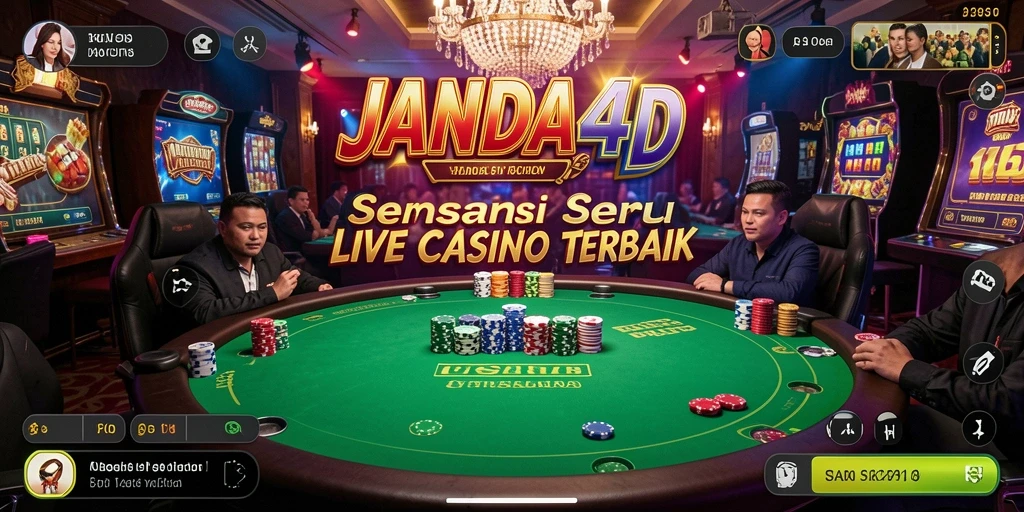 Gameplay seru di JANDA4D dengan dealer live yang interaktif.