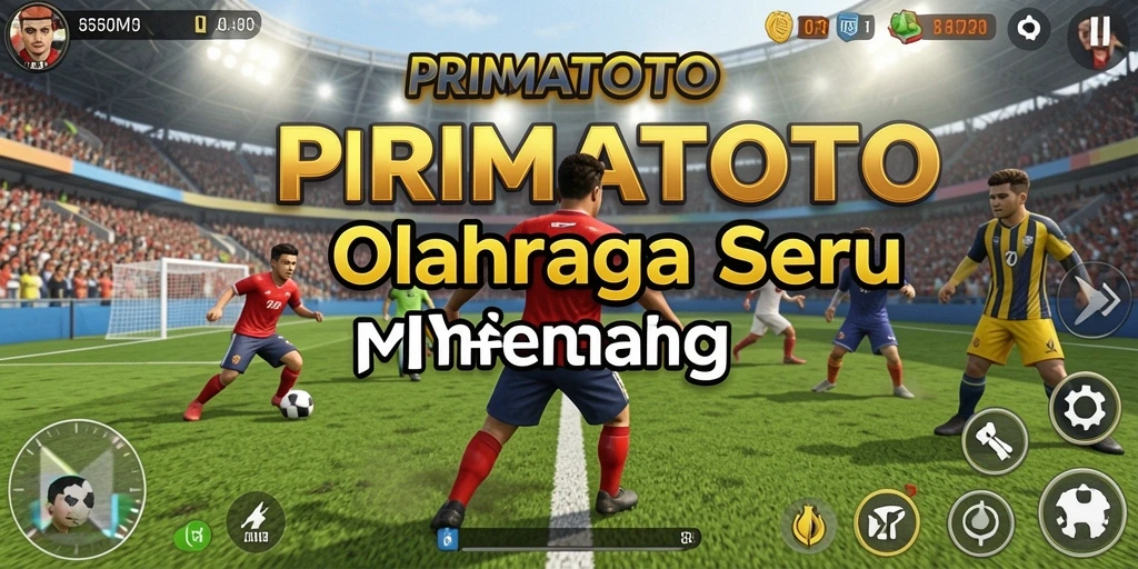 Screenshot PRIMATOTO menampilkan gameplay olahraga yang seru.