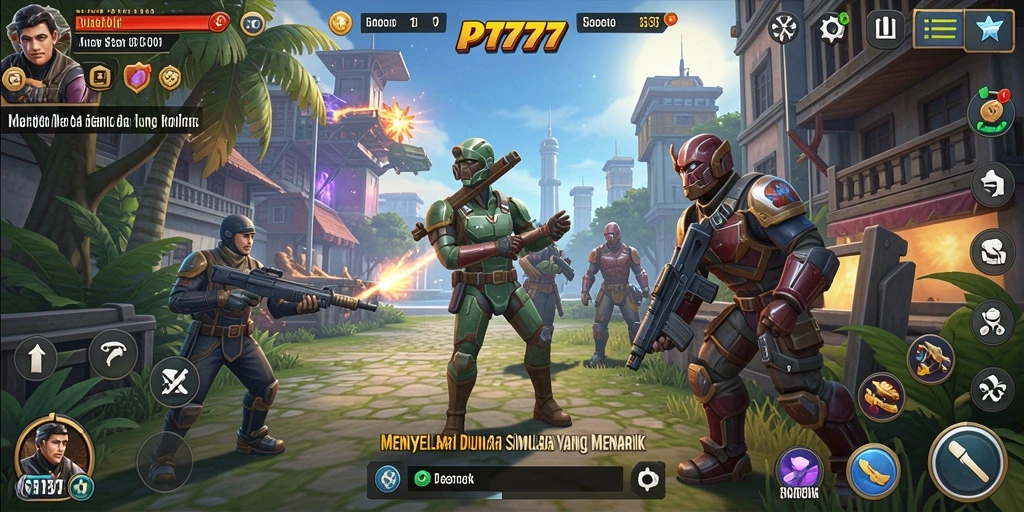 Screenshot gameplay PT777 yang menunjukkan aksi seru dalam simulasi.