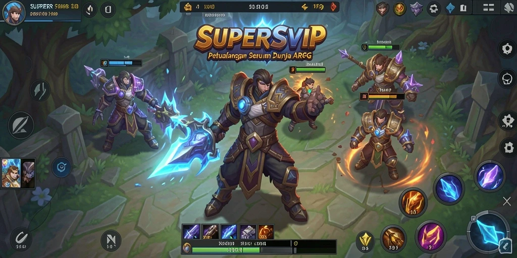 Tampilan gameplay seru dalam dunia ARPG yang menantang.