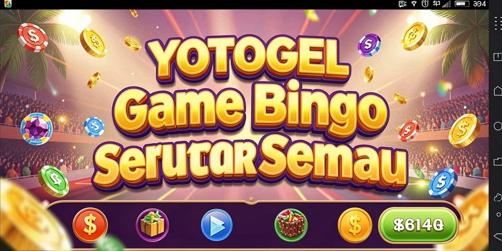 Tampilan gameplay Bingo YOTOGEL yang seru dan interaktif.
